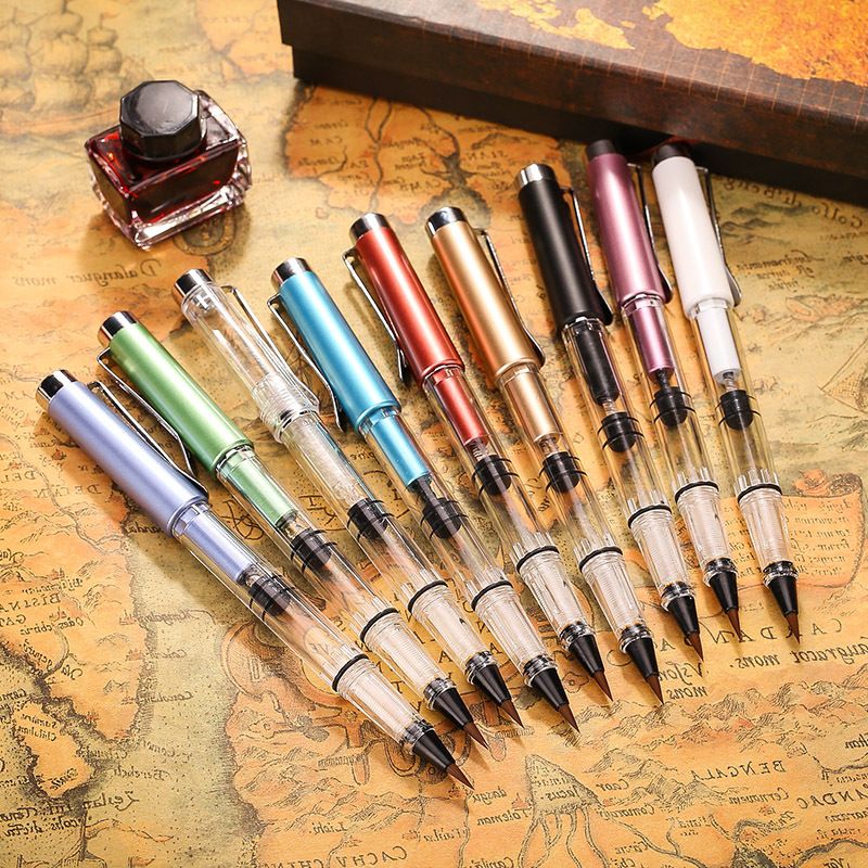 9pcs High Quality Brush Soft Hair Calligraphy Pen Artist Watercolor Painting Writing Tool School Office Supply Stationery Gift