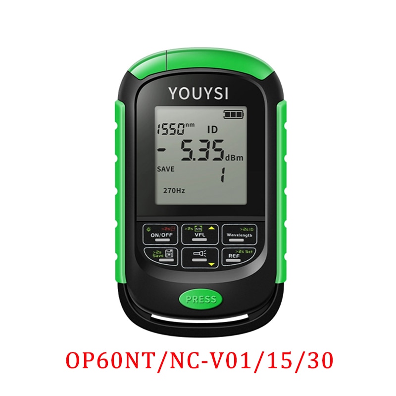 New 4in1 Optical Power Meter Visual Fault Locator Network Cable Test OPM Optical Fiber Tester 5km 15km 30km 30MW VFL LED
