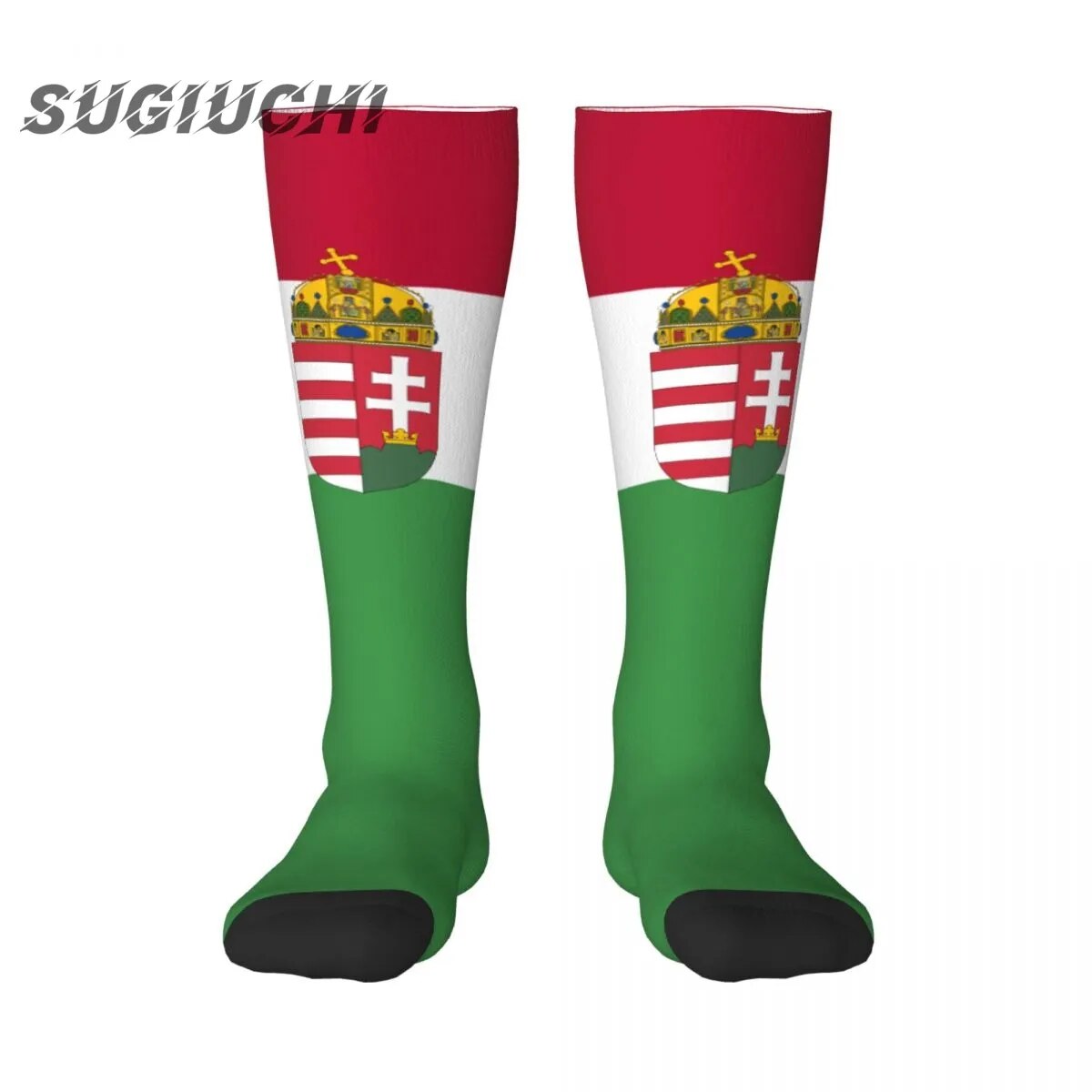 Hungary Flag Polyester 3D Printed Socks For Men Women Casual High Quality Kawaii Socks Street Skateboard Socks