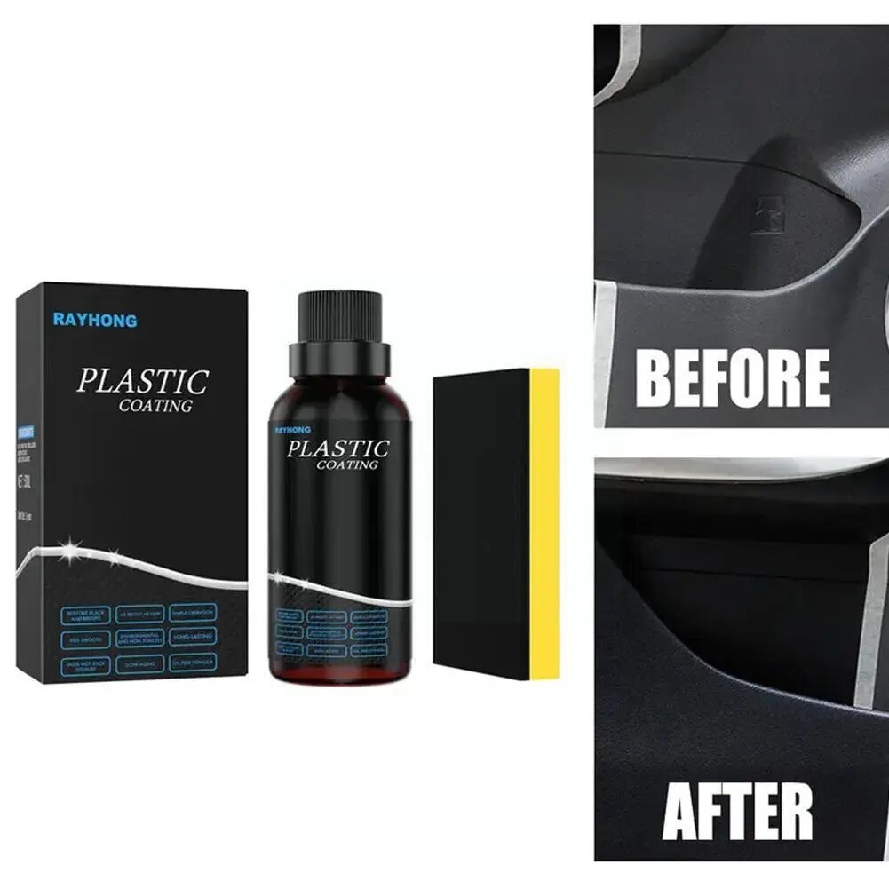 Rayhong Automotive Plastic Refurbishment Agent Car Polishing Refurbishment 50ml Dust-proof Dashboard Wax Interior Agent Pan K7J9