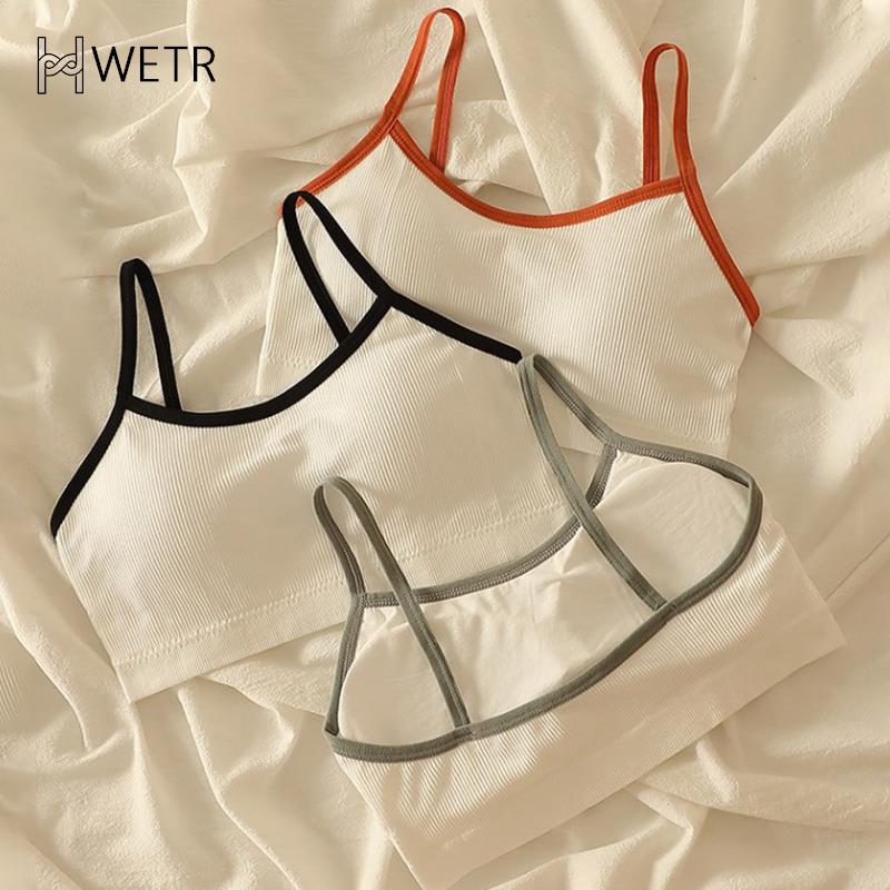 Seamless Sport Bra Backless Strapless Top Bra Push Up Bralette Brassiere Women Underwear cotton girls lady
