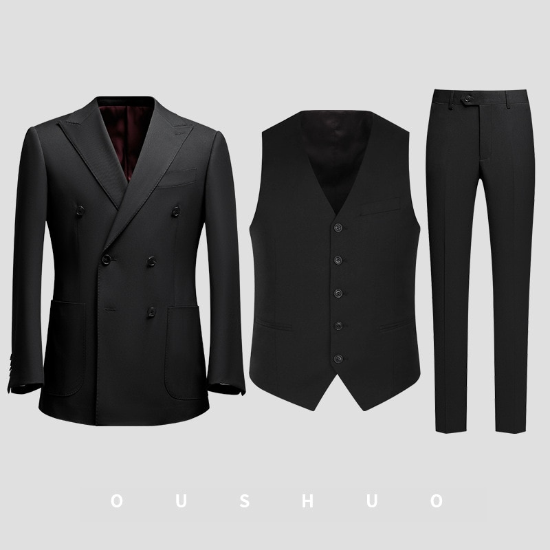 K-Men's three-piece suit slim-fit Business casual