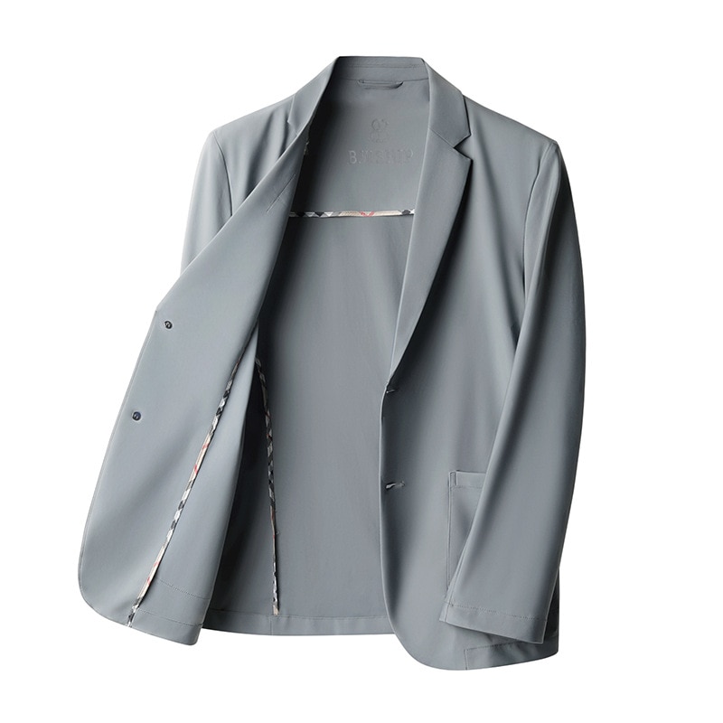K-High-end ice silk suit jacket men's summer ultra thin
