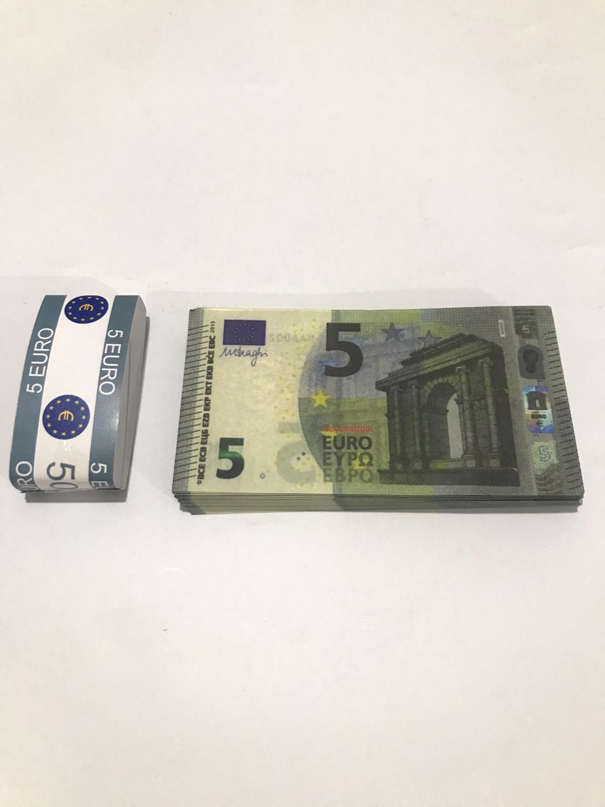 100 Pcs Colorful Banknotes Realistic Simulation Euro Papers For Money And Banking Games Free Shipping