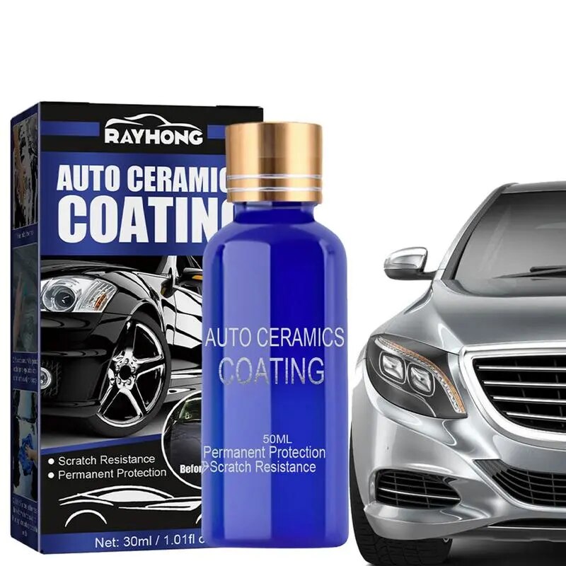 Ceramic Coating Kit Car Nano Ceramic Coating Agent With Sponge And No-dust Cloth Anti Scratch Polish Nano Coating Agent With