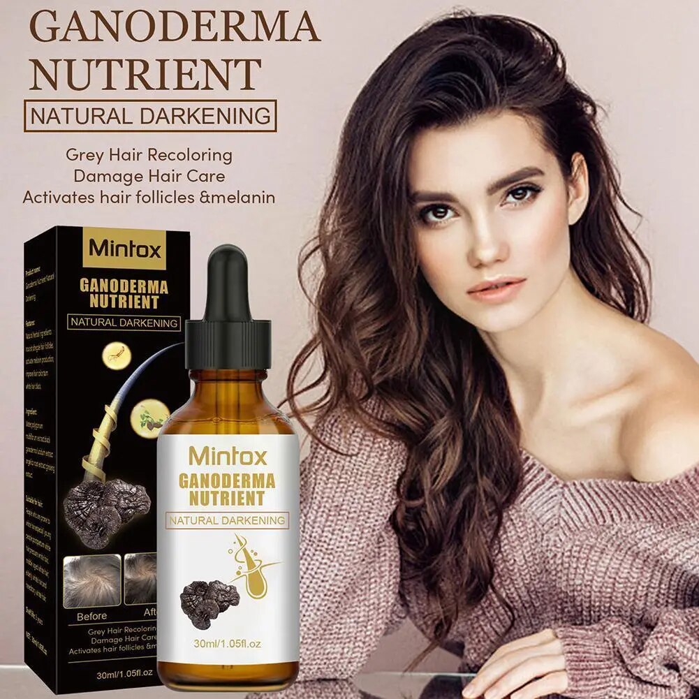 30ml New White Turn Black Black Hair Liquid Nourishing And Moisturizing Anti-frizz Hair Repair Hair Care Massage Hair Essence
