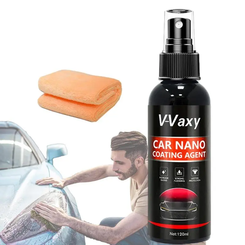 Ceramic Car Coating Spray Car Interior Cleaning Nano Maintainance Wax Hydrophobic Top Coat Polish Polymer Paint Sealant Detail