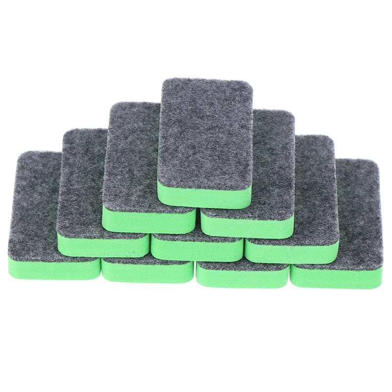 10Pcs Mini Whiteboard Dry Eraser Pen Board Children Mark School Office Home Page Writing Board Bulletin Board Ink Eraser Eraser