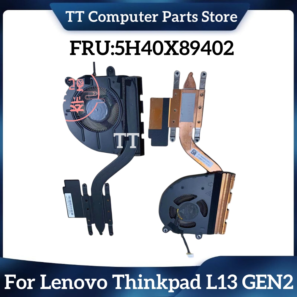 TT New Laptop CPU Cooling Fan Heatsink For Lenovo Thinkpad L13 GEN2 5H40X89402 Free Shipping