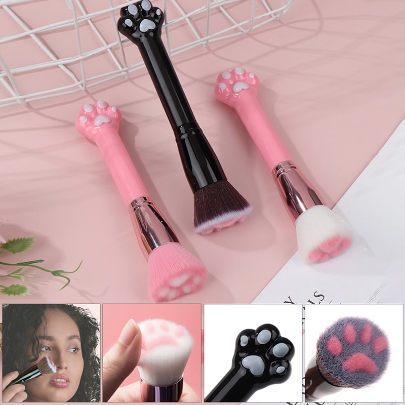 1Pc Cat Claw Girl Makeup Brush Eye Shadow Multi-Purpose Powder Brushes Portable Cosmetics Foundation Brush Make Up Tools