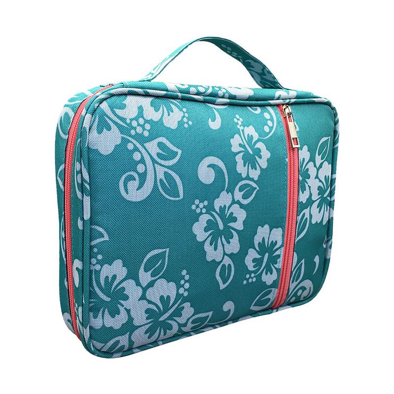 Bible Case Bible Bag With Strong Handle Waterproof Bible Covers For Women Girls Large Size Study Bible Bag Book Cover Flower