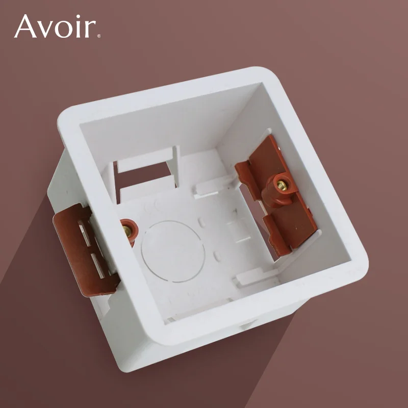 Avoir Plastic Dry Lining Box For Gypsum Board 45mm Depth 86 Type Drywall Plasterboard Hidden Boxes Wall Socket Embedded Cassette
