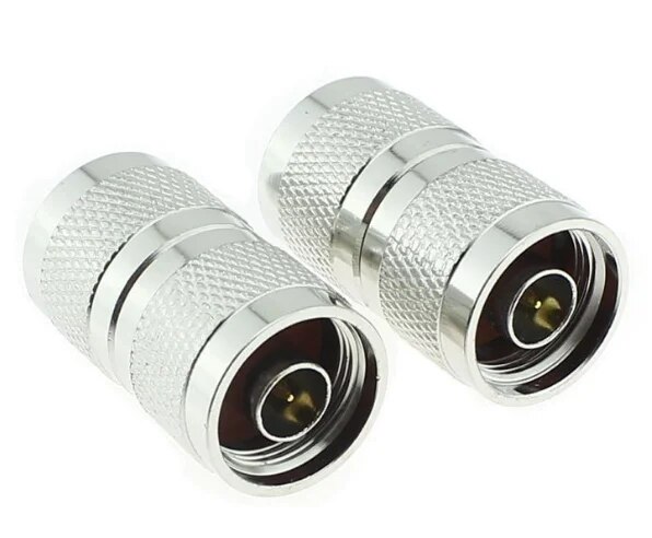 5PCS N Male Plug to N Male Plug Double Straight RF Coaxial Adapter Connector Wholesale