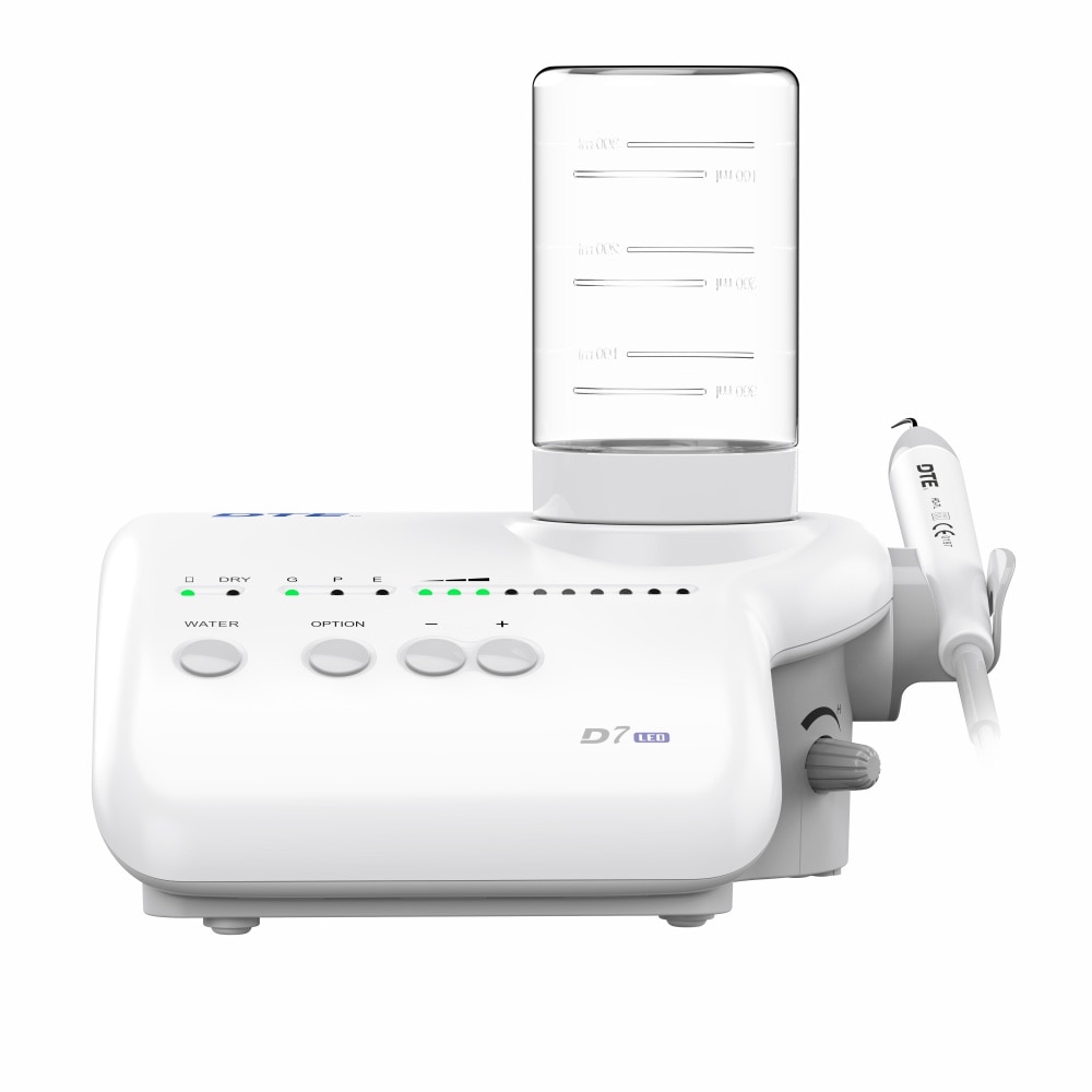 Woodpecker DTE D7 LED Ultrasonic Scaler Prevent Dental Disease Fiber Optics Portable Teeth Whitening Cleaning Dental Equipment