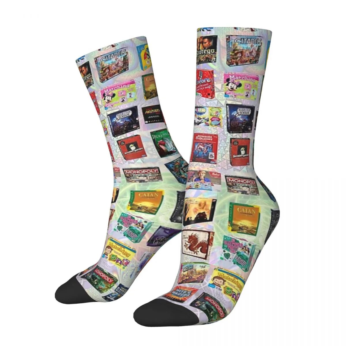 Board Games Socks Harajuku Super Soft Stockings All Season Long Socks Accessories for Man's Woman's Gifts