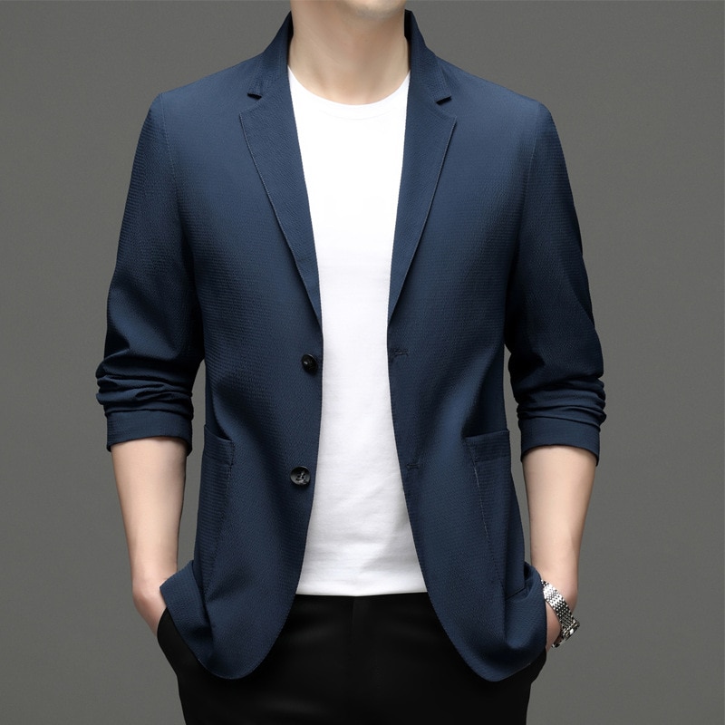 Lin3156-Dress Gentleman Haute sense suit host