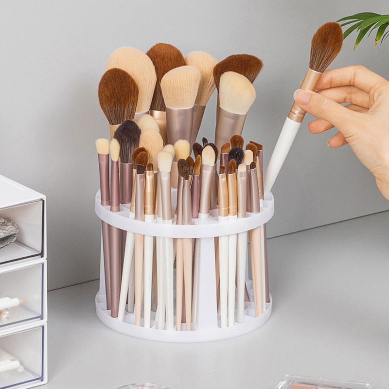 1PC Portable Eyebrow Pencil Eyeliner Brush Hanger Make-up Tool Penholder for Makeup Brush Holder Desk Organizer