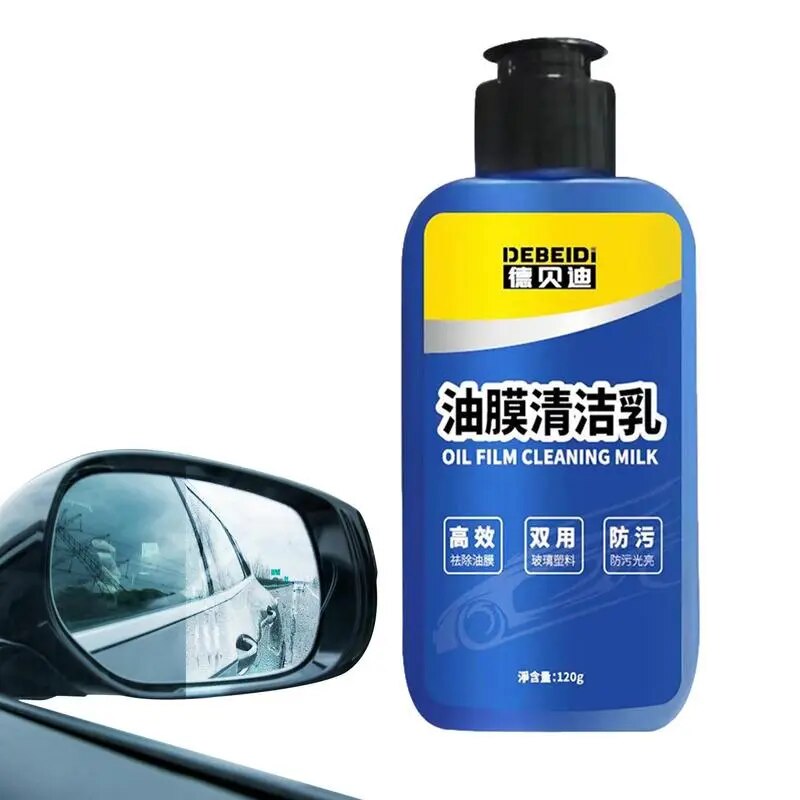 Oil Film Remover 120g Anti Fog Windshield & Glasses Cleaner Car Windshield Oil Film Cleaner For Windshields Windows Shower D