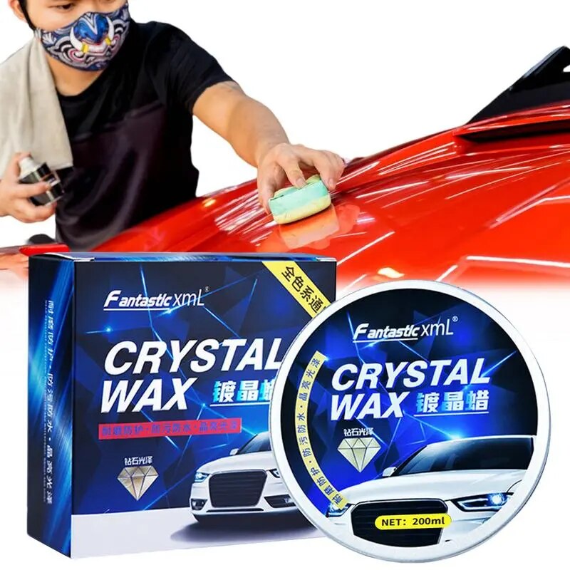 Coating Crystal Wax Paste Polish Vehicle Paint Care Scratch And Swirl Remover Safe Coating Wax On Most Car Surfaces