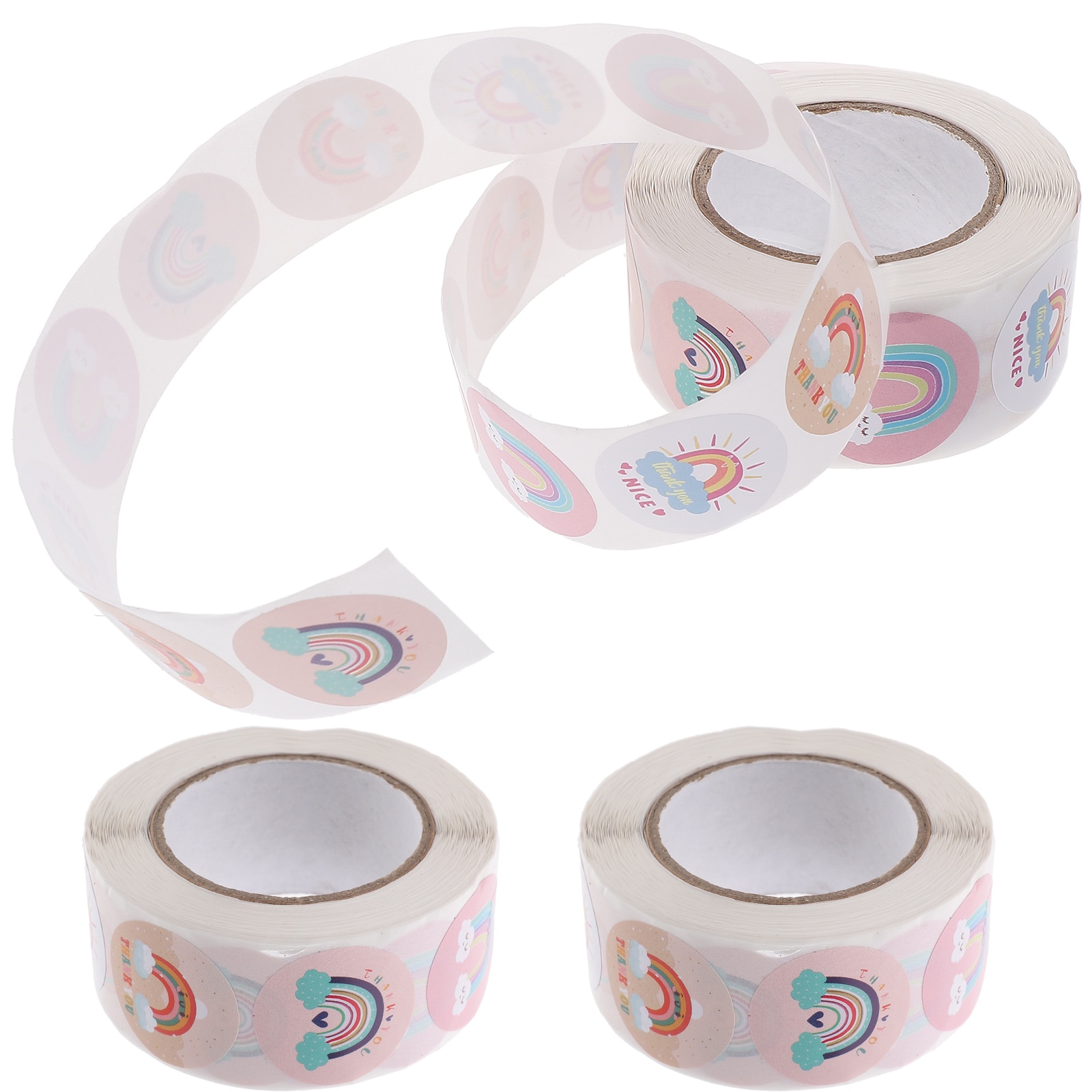 Household Roll Round Gift Sticker Sealing Stickers Packaging Gift Thank You
