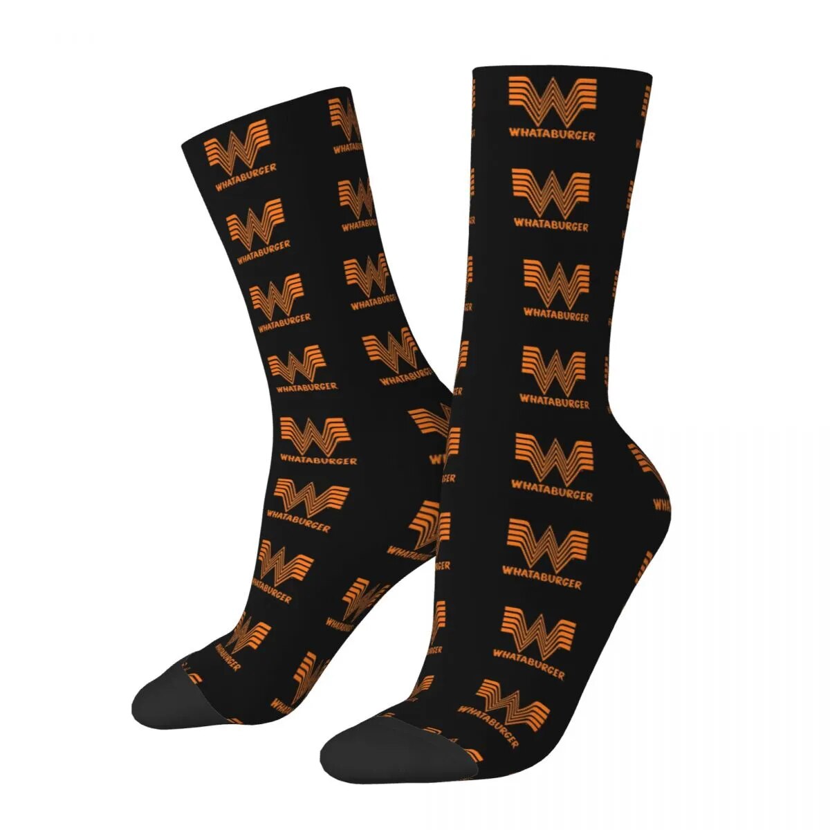 All Seasons Crew Stockings Whataburger 02 Socks Harajuku Crazy Hip Hop Long Socks Accessories for Men Women Christmas Gifts