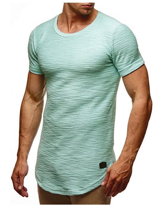 2061-Men's Short Sleeve Shirt 2021 Summer New Youth Fashion Casual Shirt Men's Wear