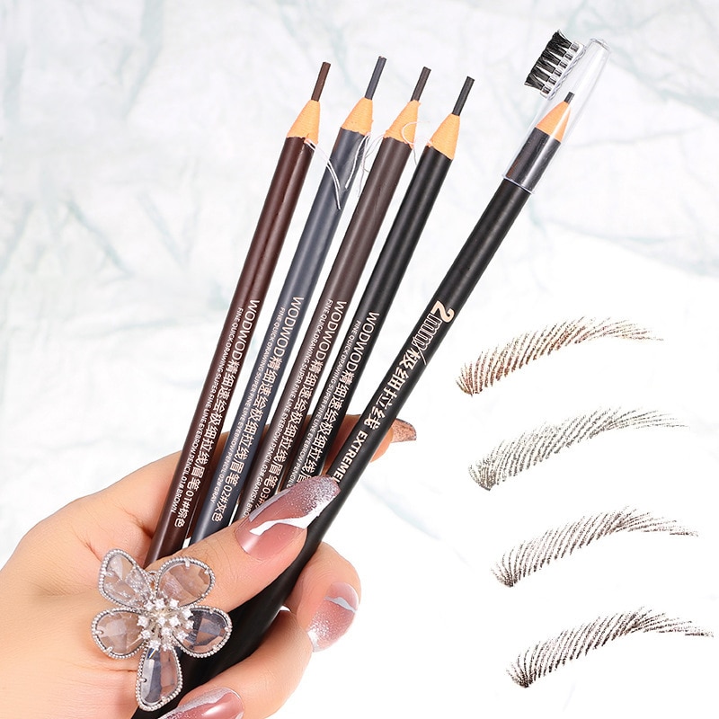 1 Pcs Waterproof Sweat-Proof Eyebrow Pencil Ultra-Thin Eyebrow Pen For Women Beauty Cosmetic Eyebrow Pencil Cosmetics Tool