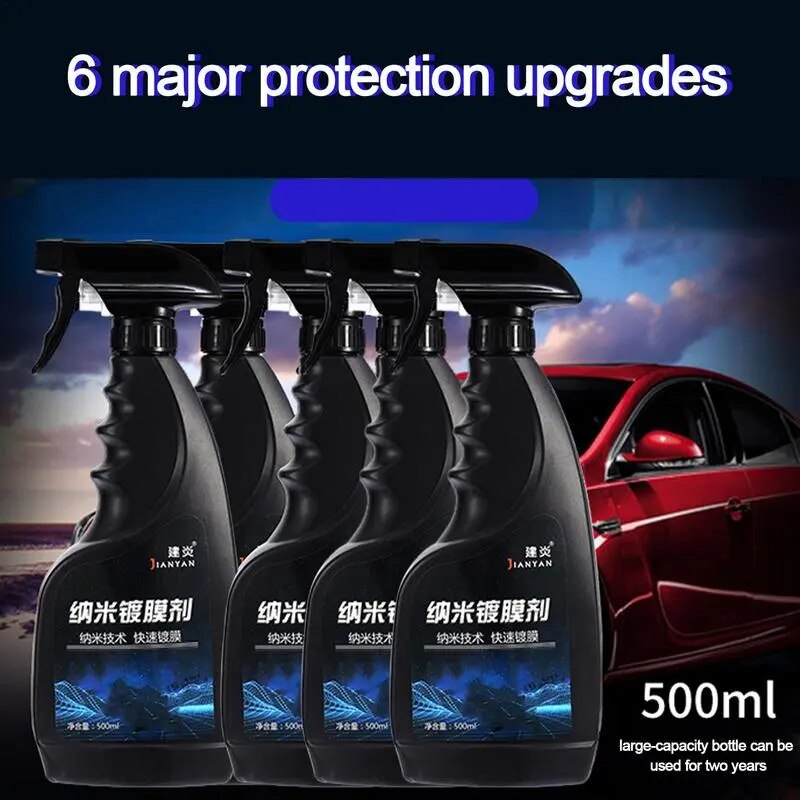 Ceramic Coating Spray High Protection Car Shield Coating Car Paint Repair Scratch Spray Nano Ceramic Coating 500ml Ceramic Quick