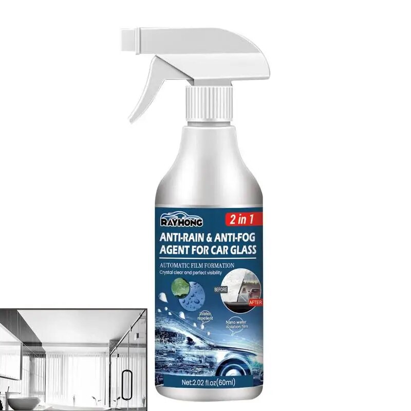 Defogging Spray Waterproof Lens Cleaner And Defogger 2 Oz Defogging Agent For Bathroom Glasses Swim Goggles Snorkel Face Cover &