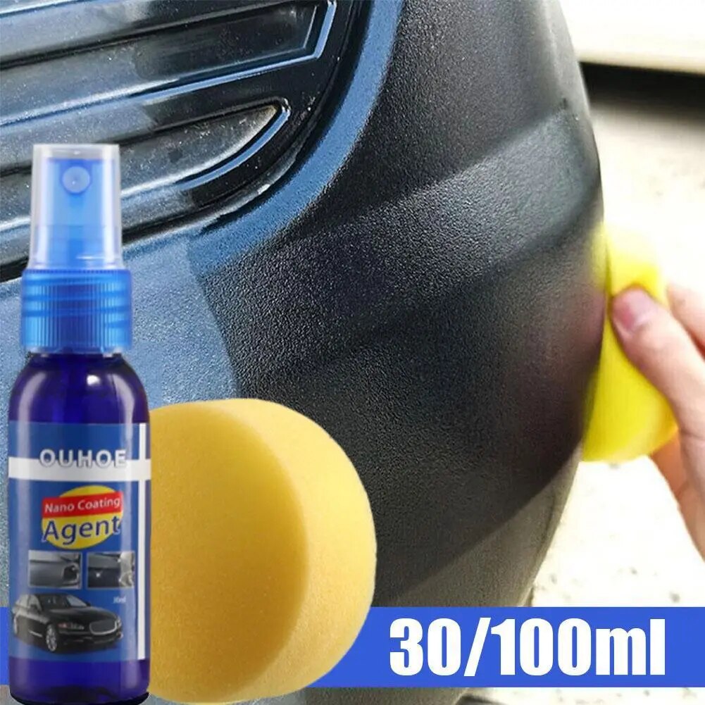 100ml Automotive Plastic Repair Coating Agent Automotive Wash Clean Exterior Car Refresh Accessories Refresh Interior Trim A0G4