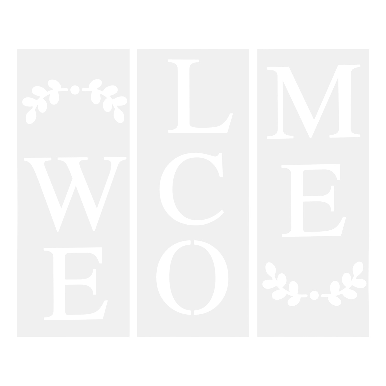 3pcs Welcome Letter Drawing Painting Stencils Kids Drawing Templates Painting Template Drawing Stencil for Kids Children Toddler
