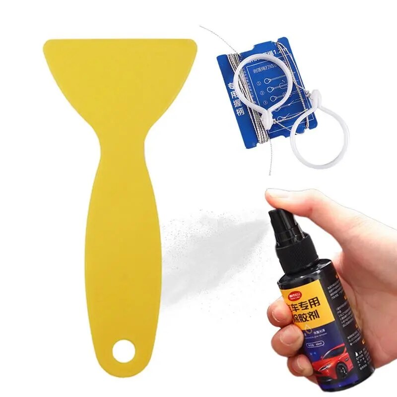 Adhesives Remover Liquid 60ml Tar Cleaner Windowsill Cleaner Wine Glass Label Remover Adhesive Remover Safely Removes Stickers