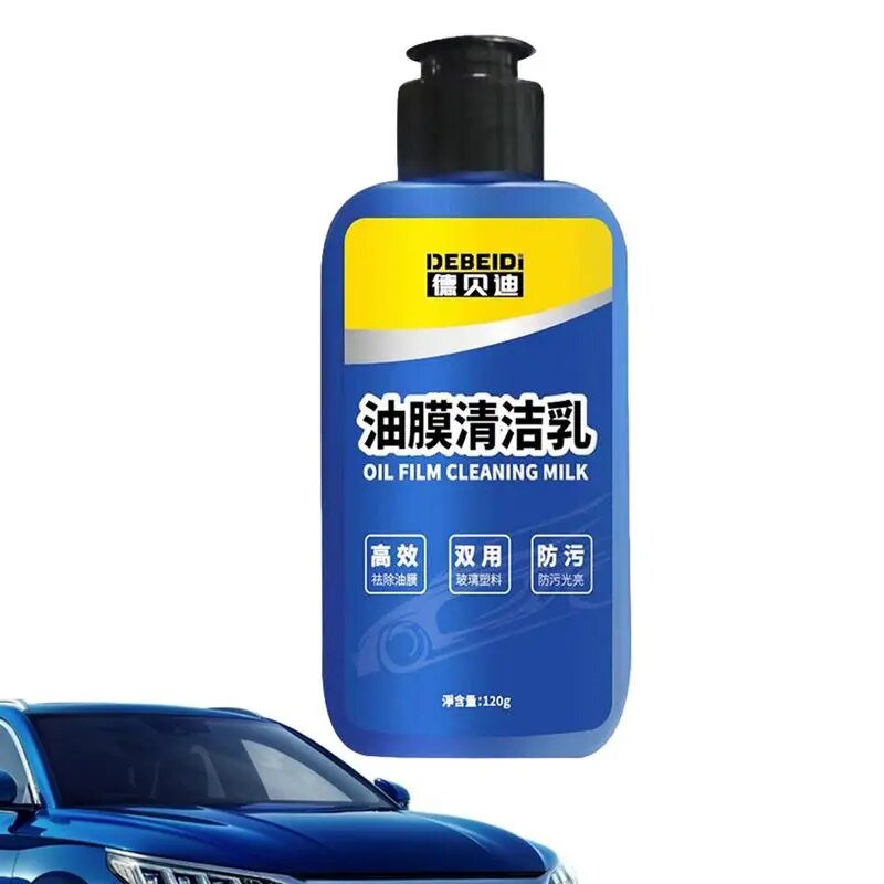 Oil Film Remover 120g Film Coating Agent Anti Fog Windshield & Glasses Cleaner Glass Cleaner For Auto And Home Eliminates