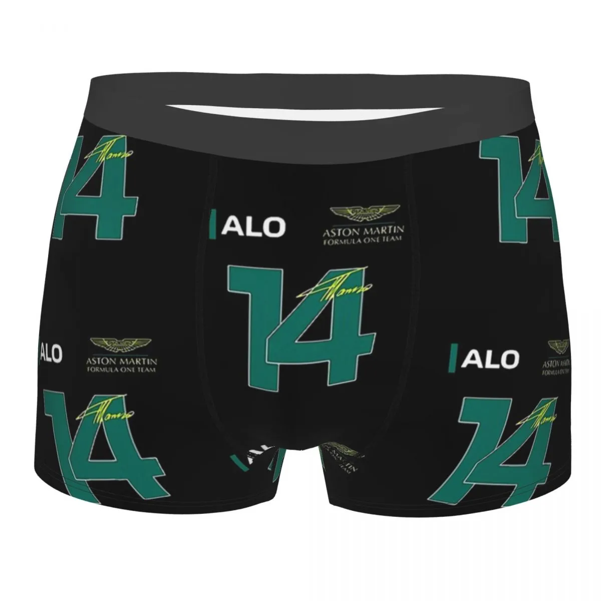 Fernando Alonso Man's Boxer Briefs Driver Accessories Outfits Highly Breathable Underpants Top Print Shorts Birthday Gifts