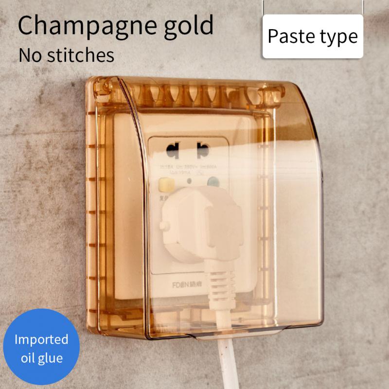 5 Colors 86 Type Electric Plug Protector Organizer Dustproof Plastic Switch Cover Socket Box Splashproof Box Home Appliance