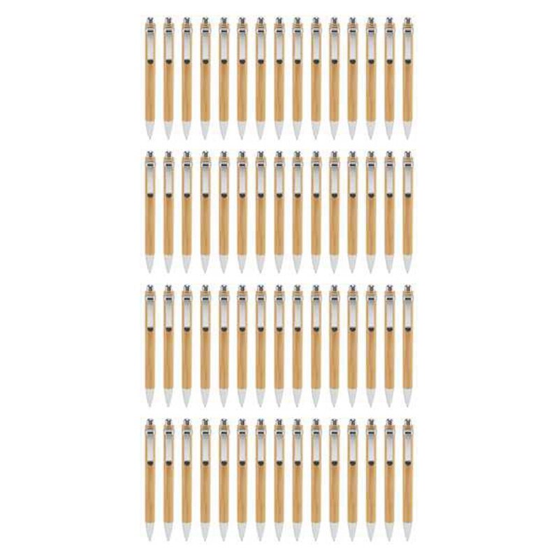 60Pcs Ballpoint Pen Advertising Pen Black Ink 1Mm Pen For Men Women Employee Writing Signature Journaling Home Office School
