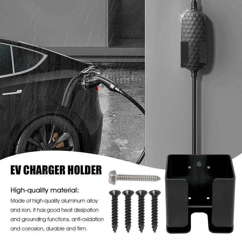 Ev Charger Control Box Automotive Portable Wall Mount EV Charger Holder Automotive Electric Vehicle Charger Control Box