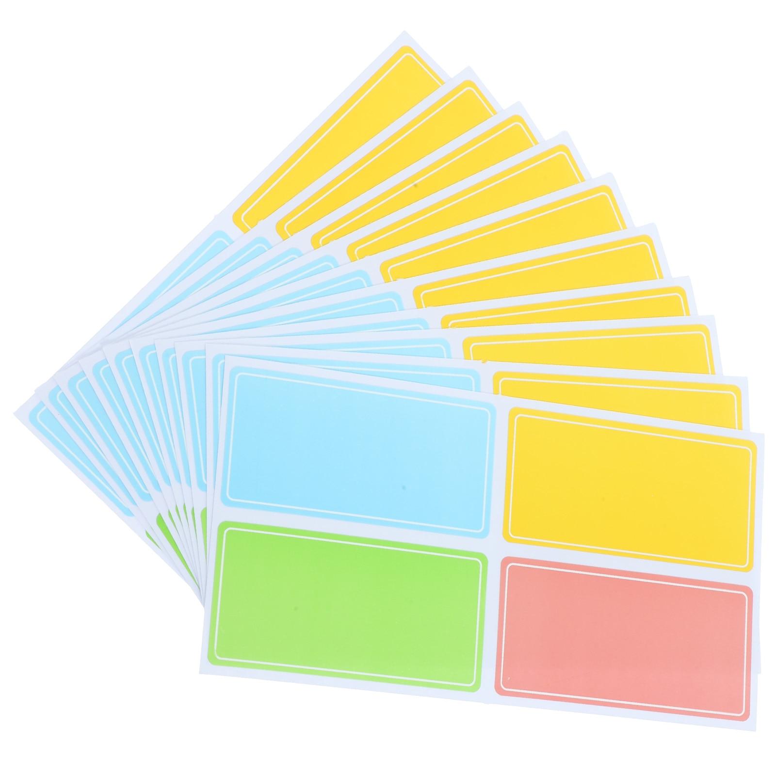 120 Pcs Thermal Labels Waterproof Labels Folder Name Tag Decal Colorful Sorting Tags Kids Letter Scrapbooking