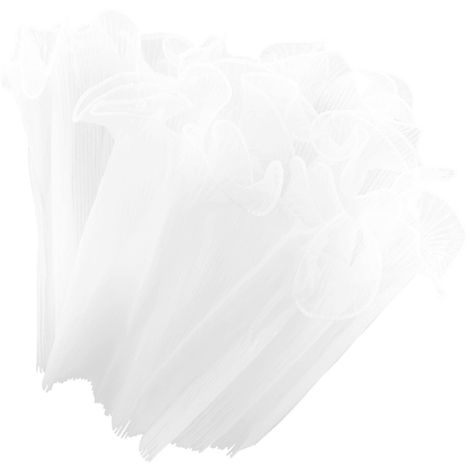 Wave Yarn Flower Wrapping Paper Packing Party Unique Cake Decorations For Ceremony Wavy Bouquet Polyester Decorations