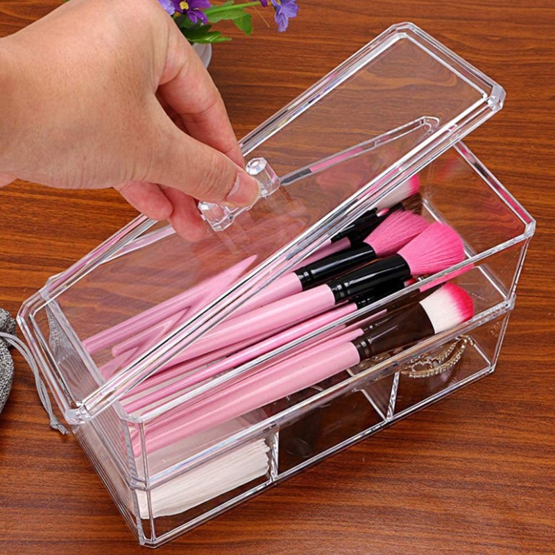 1pcs Acrylic Sealed Storage Jar With Lid Tea Coffee Sugar Container Tea Bag Storage Box Drawer Type Coffee Capsule Sorting Box