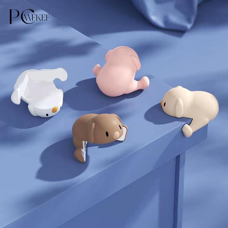Baby Cartoon Safety Puppy Table Corner Protector Safe Soft Silicone Protection Edge Cover for Furniture for Kids Security
