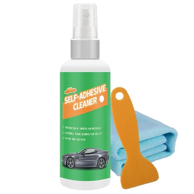 Quick And Easy Sticker Remover Sticky Residual Remover With Scraper Sticky Stains Remover With Scraper All Purpose Cleaner For