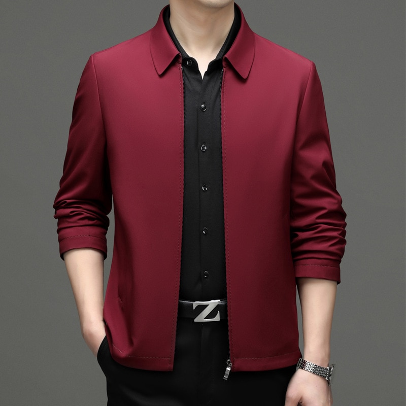 SS5191-Summer linen small suit men's loose cotton and linen jacket middle -aged casual western clothes men's top quali