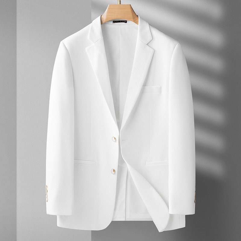 5654-2023 Autumn and winter new product men's suit business casual simplicity grid single west jacket men's top coat