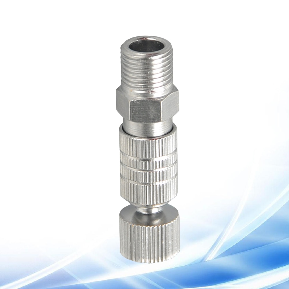Quick Release Air Spray Coupler Self-lock Air Tool Fittings Connector Release Adapter (Silver)