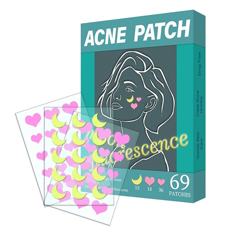 Pimple Patch 69 Grain Mighty Pimple Healing Patches Hydrocolloid Acnes Pimple Patch For Zits Blemishes Spot Stickers Facial Care