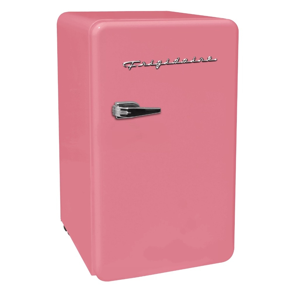 Retro Compact Fridge EFR372, Pink 3.2 cu ft Single Door