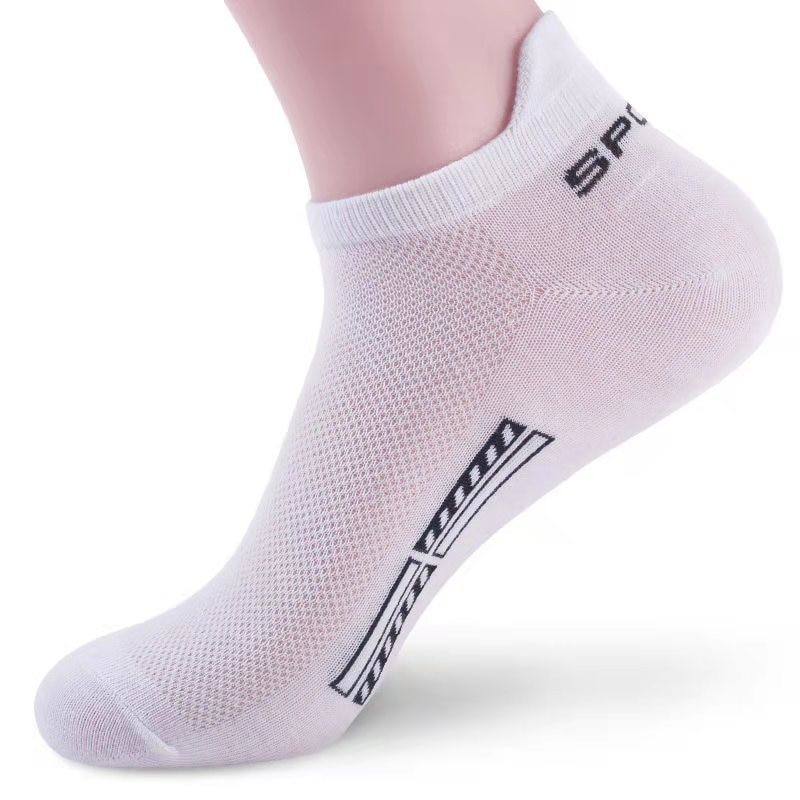 20 Pairs/Lot Men Ankle Socks Breathable Polyester Cotton Sports Mesh Casual Athletic Summer Thin Cut Short Sokken Size 38-46
