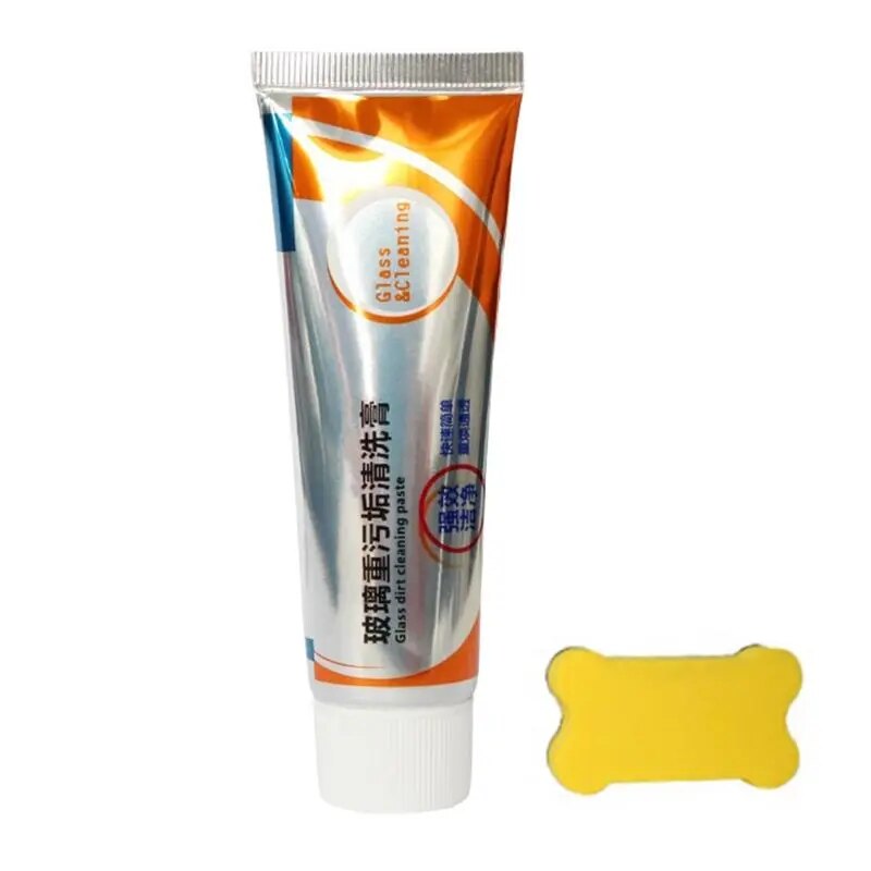 Car Windshield Cleaner Paste Car Windshield Cleaner For Car Glass Oil Cleaning Water Spot Remover For Glass Cleaning Kit For