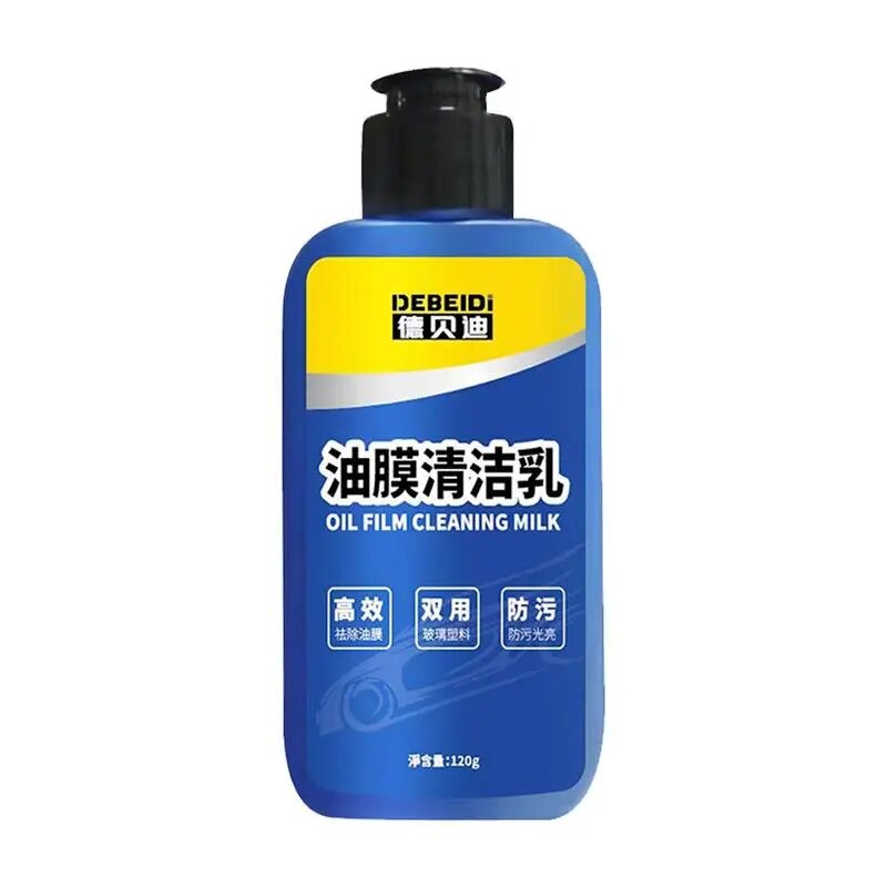 Glass Film Removal Cream Oil Film Remover Water Spot Remover And Car Window Cleaning Spray For Glass Surfaces Eliminate Water